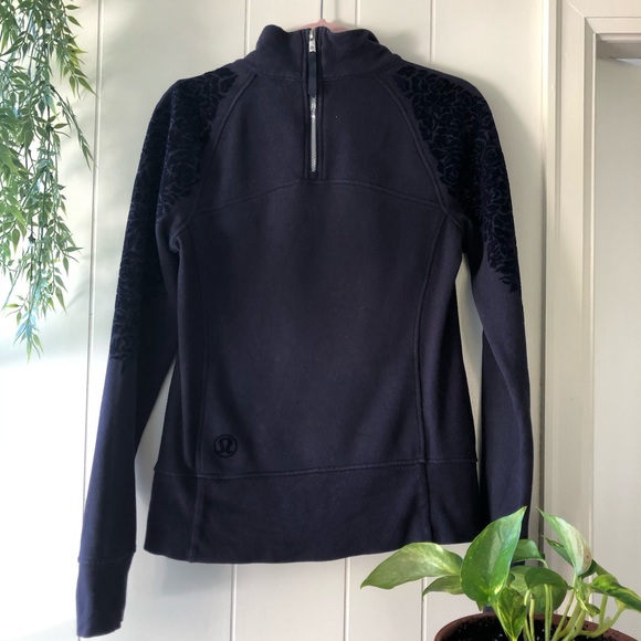 Lululemon Floral Frock Velvet Pullover Sweater - Picture 8 of 9